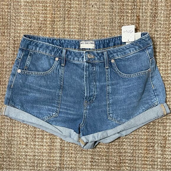 Free People Beginners Luck Slough Short Size 31 - Picture 4 of 7